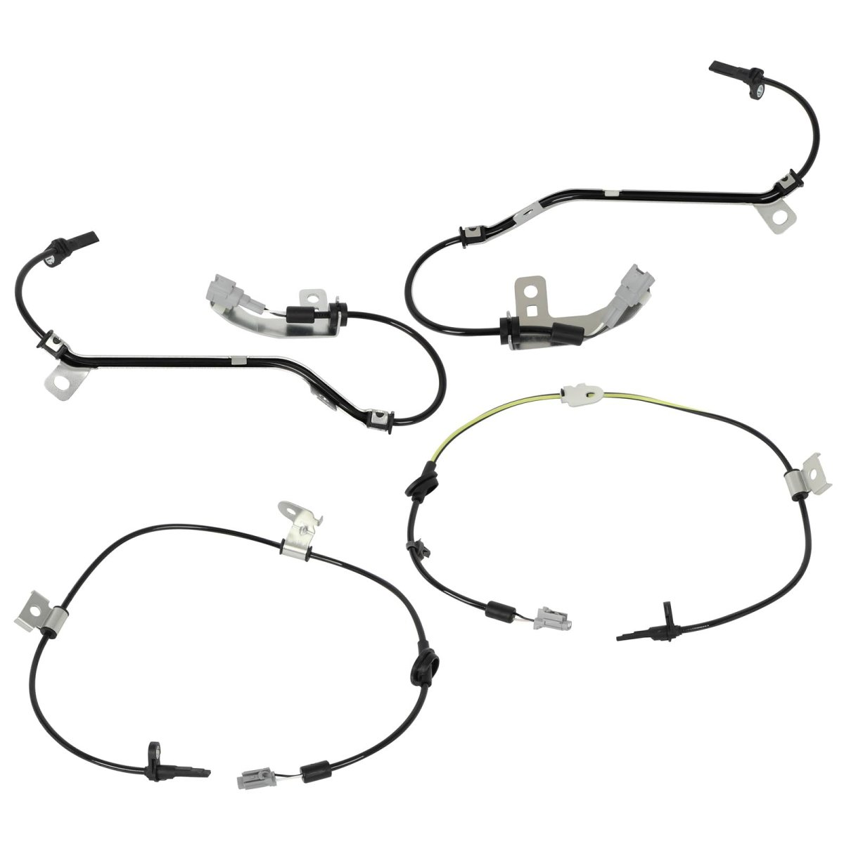 Abs Wheel Speed Sensor Compatible For Subaru Models Outback 07-09 Legacy 2 5l 3 0l Front And Rear Side 4-pc Set Replace