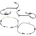 Abs Wheel Speed Sensor Compatible For Subaru Models Outback 07-09 Legacy 2 5l 3 0l Front And Rear Side 4-pc Set Replace 