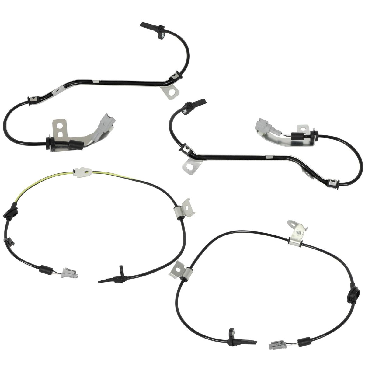 Abs Wheel Speed Sensor Compatible For Subaru Models Outback 07-09 Legacy 2 5l 3 0l Front And Rear Side 4-pc Set Replace