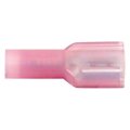 Wire Terminals Red Nylon Fully Insulated 22 18 Ga Gauge 1 4 In Width Female Slide Terminal Alx-pau-si-hp1270-cla1 