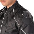 Ilm Motorcycle Jackets Carbon Fiber Armor Shoulder Moto Jacket For Men And Women Xl Black
