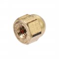 Uxcell Hex Cap Nuts 20pcs M3 Dome Brass Hexagon Decorative Nut For Screws Bolts Tone