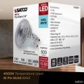 Satco Led Mr16 Floodlight 5 5w 50w Equivalent 4000k Cool White 90 Cri 36a Beam Gu10 Twist-lock Base 120v Dimmable Clear Finish