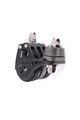 Nautos 92083-organic Line-ratchet-triple Swivel With Cam And Becket 57 Mm Sheave Diameter-aluminum Composite For Less Friction 