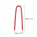Uxcell Ic Puller Chip Extractor Stainless Steel With Insulated Vinyl Grip U Type Red 5 Pack