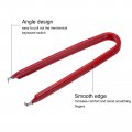 Uxcell Ic Puller Chip Extractor Stainless Steel With Insulated Vinyl Grip U Type Red 5 Pack