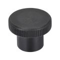 1 4 -20 Knurled Thumb Nuts 1pcs Carbon Steel High Head Female Threaded Round Grip Knob Locking Fasteners Black 