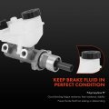 A-premium Brake Master Cylinder With Reservoir And Cap Compatible Jaguar Vehicles X-type 2002 2003 2004 2005 2006 2007 2008