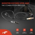 A-premium O2 Oxygen Sensor Compatible With Volkswagen Jetta 2004-2005 2 0l Upstream Downstream 2-pc Set Replace 06a906262bm