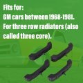 Rubber 3 Core Radiator Mounting Cushions Support Pads Fits For Gm 4012-326-681s
