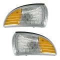 Side Marker Lights Assembly Pair For 1991 To 1996 Chevy Caprice Driver And Passenger Replaces Gm2550146 Gm2551146 