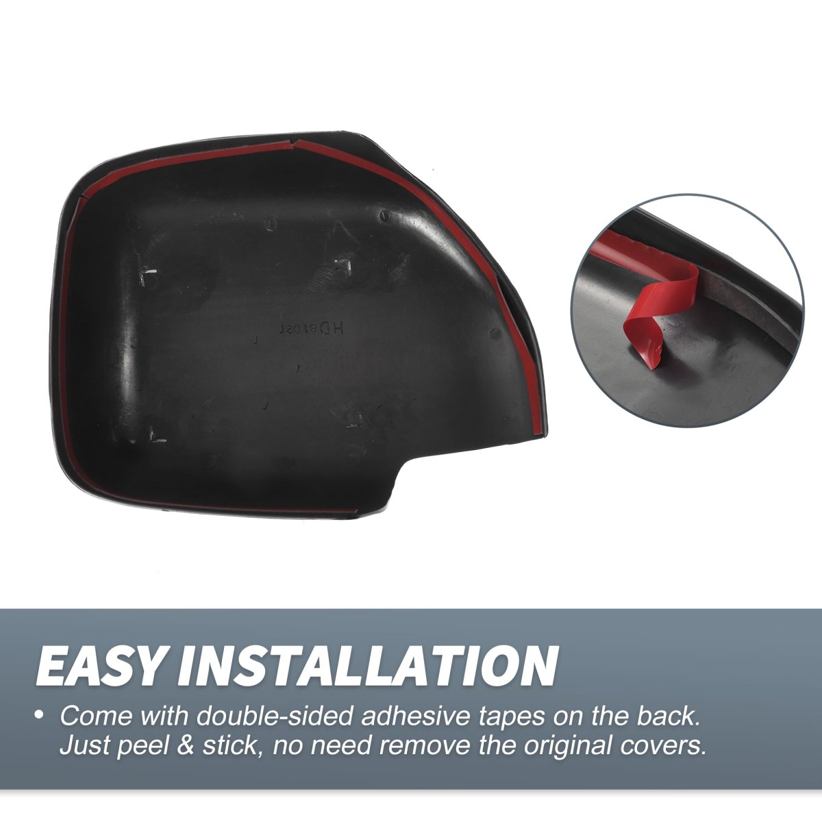 Gloss Black Side Mirror Cover Cap Overlay For Lexus Lx470 1998 2007 And Toyota Land Cruiser Lc100 J100 Pair Of Rear View Guard