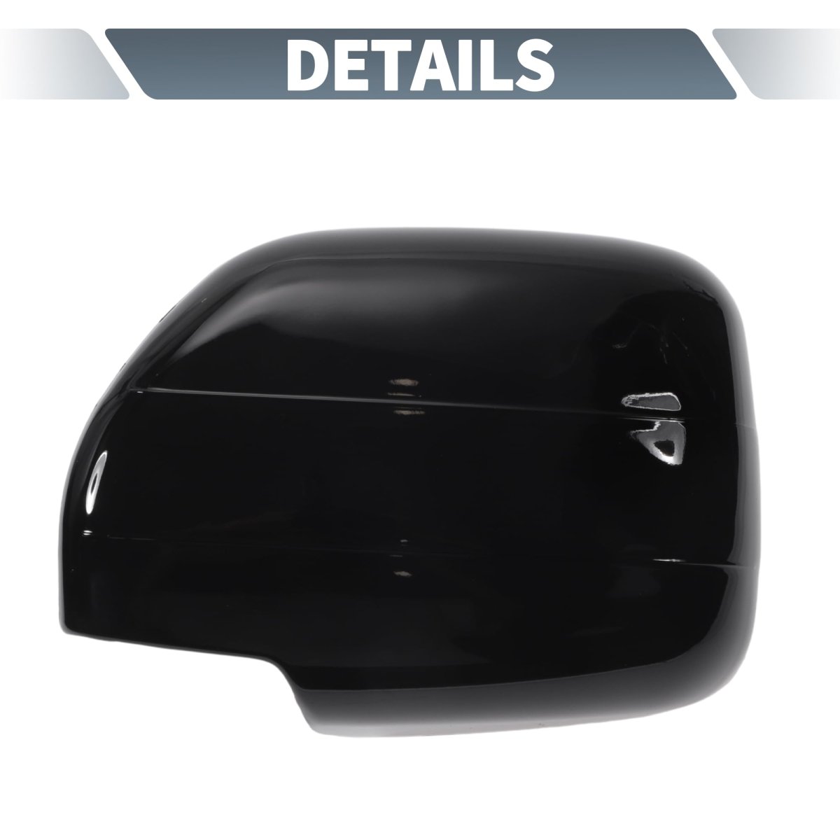 Gloss Black Side Mirror Cover Cap Overlay For Lexus Lx470 1998 2007 And Toyota Land Cruiser Lc100 J100 Pair Of Rear View Guard