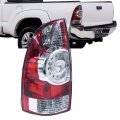 Wflnhb Driver Side Tail Light Replacement For 2005-2015 Toyota Tacoma Pickup Truck Red Clear Rear Brake Lamp Left
