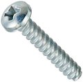 Steel Thread Rolling Screw For Plastic Zinc Plated Pan Head Phillips Drive 3-24 Size 5 8 Length Pack Of 50 