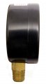 Durachoice 2-1 2 Utility Pressure Gauge For Water Oil Gas 1 4 Npt Lower Mount Black Steel Case 0-100psi 