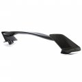 Hecasa Rear Trunk Spoiler Wing Compatible With 2016-2021 Honda Civic Hatchback Lid Carbon Fiber Printing Abs Plastic