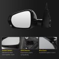 Dasbecan Side Rear View Mirror For 2021-2024 Chevy Chevrolet Trailblazer Lt Power Heated Blind Spot Door Rearview Driver Left
