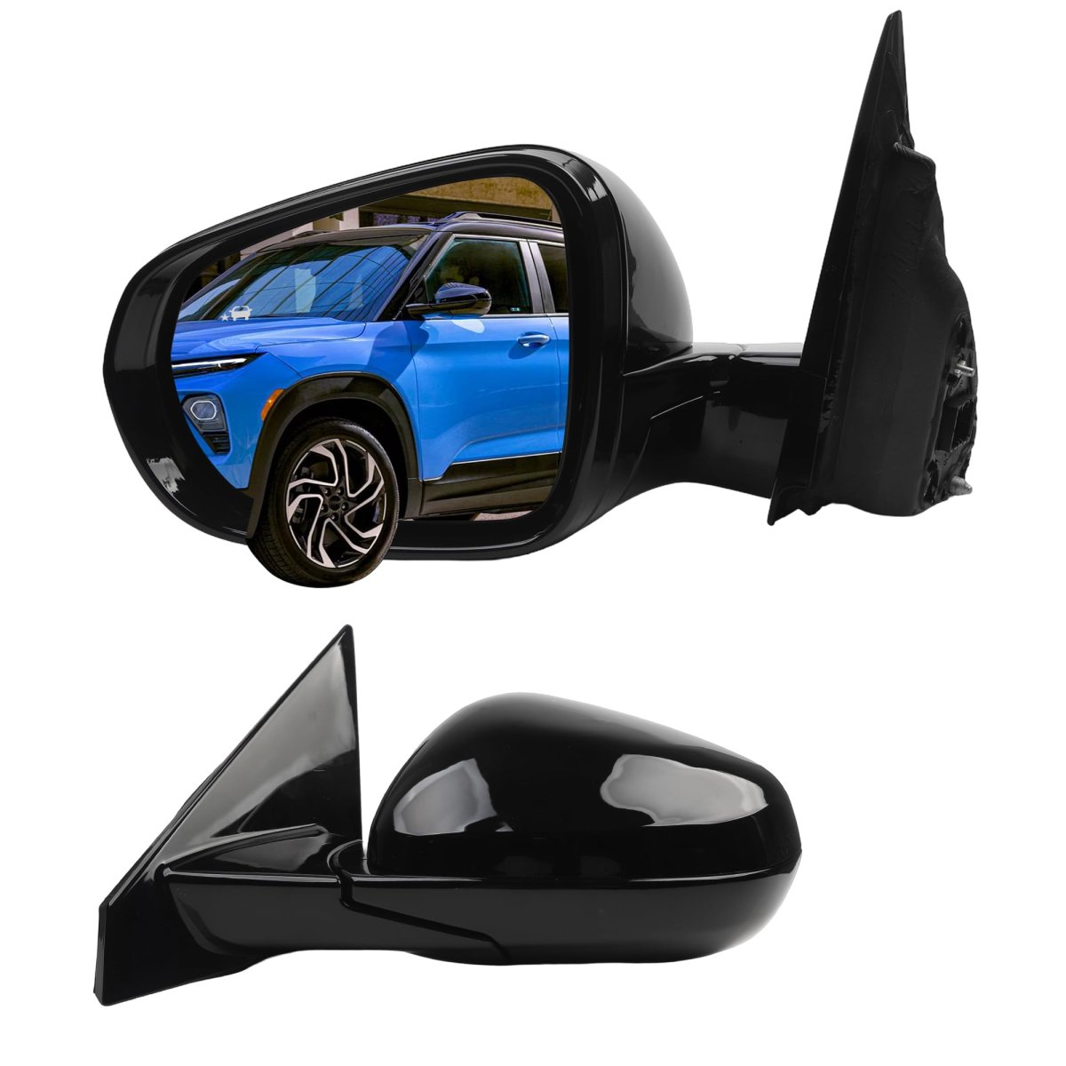 Dasbecan Side Rear View Mirror For 2021-2024 Chevy Chevrolet Trailblazer Lt Power Heated Blind Spot Door Rearview Driver Left