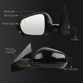 Dasbecan Side Rear View Mirror For 2021-2024 Chevy Chevrolet Trailblazer Lt Power Heated Blind Spot Door Rearview Driver Left