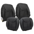 Black Driver Passenger Side Bottom Top Lean Back Replacement Leather Seat Covers For Jeep Wrangler Rubicon 2013 2014 2015 2016 