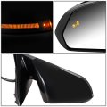 Hy1321239 Factory Style Passenger Right Side Mirror Manual Folding Power Adjust Heated Glass Turn Signal Blind Spot Detection