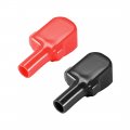 Uxcell Flexible Battery Terminal Insulating Rubber Protector Covers For 12mm Cable 1 Pair 