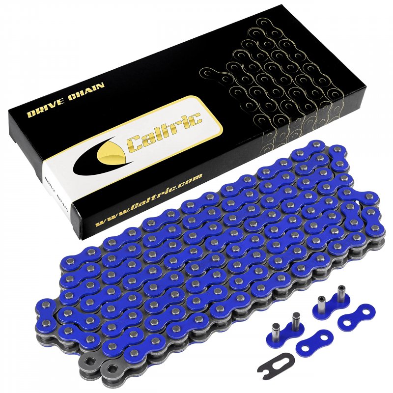 Caltric Blue Drive Chain For Suzuki Lt230s Quadsport 230 2x4 1985 1986 1987 1988