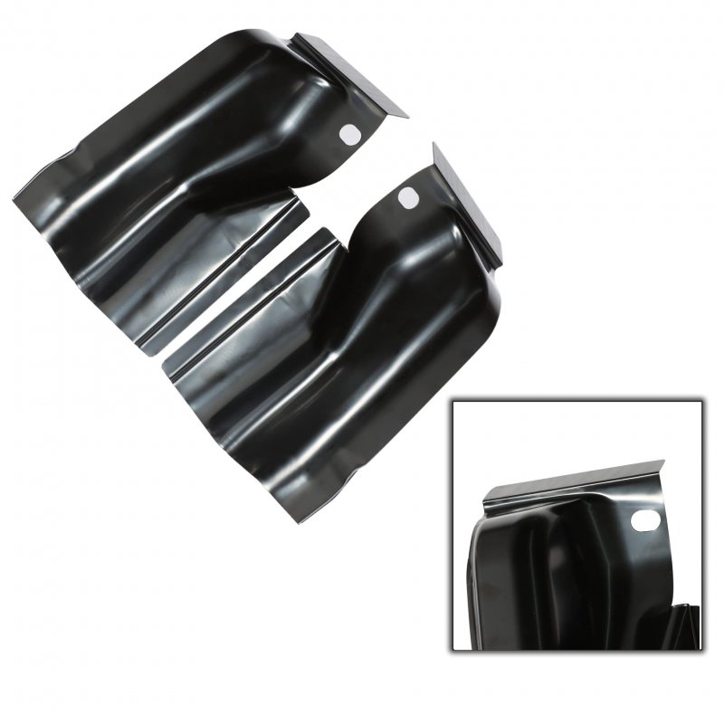 2pcs Cab Corners Crew Steel Replacement For 2009-2014 F-150 4 Door Pickup Truck