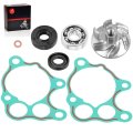Water Pump Impeller Gasket Rebuild Kit For Honda Cr500r 1986-2001 19215-ka5-690