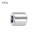 Uxcell 5pcs Stainless Steel Spacer 1 4 Bore X 2 Od Length Screw Standoff Bushing Plain Finish Round Metal For Screws Bolts And