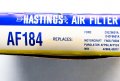 Hastings Af184 Air Filter Element