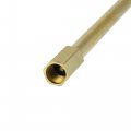X Autohaux 4pcs 150mm 5 91 Long Brass Auto Tire Valve Extension Adaptor Air Tyre Stem Extender Inflation Stright Bore For Car