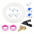 Newzolla 12pcsa Tubea Balla Valvesa Kit A 1 4a Incha Quicka Connecta Watera Purifiersa Fittingsa Feeda Adaptera Valvea Seta 