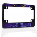 Fastasticdeals Metal Insert Bike License Plate Frame Yellow Eyes Of Horned Owl Close Up Weatherproof Motorcycle Accessories 