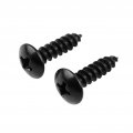 Oranxin M5 X 12mm 50 Pcs Carbon Steel Round Head Self Tapping Wood Screw Cross Mushroom Drilling