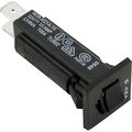 W28xq1a5 Thermal Circuit Breaker 1 Pole 15a 250v Panel Mount Push Thru With Slide Connector 1 4375 In Length 