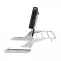 Passenger Backrest Sissy Bar Luggage Rack Compatible With Replacement For Honda Shadow Vlx600 Vt600c Vt600cd Deluxe Chrome