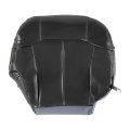 Front Passenger Bottom Replacement Seat Cover Microfiber Leather Dark Gray For Chevy Silverado Sierra Tahoe Suburban Avalanche 
