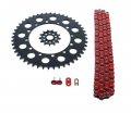 Kawasaki Klx450 R Kx450 F Red Chain Sprocket Black 13 48 114l