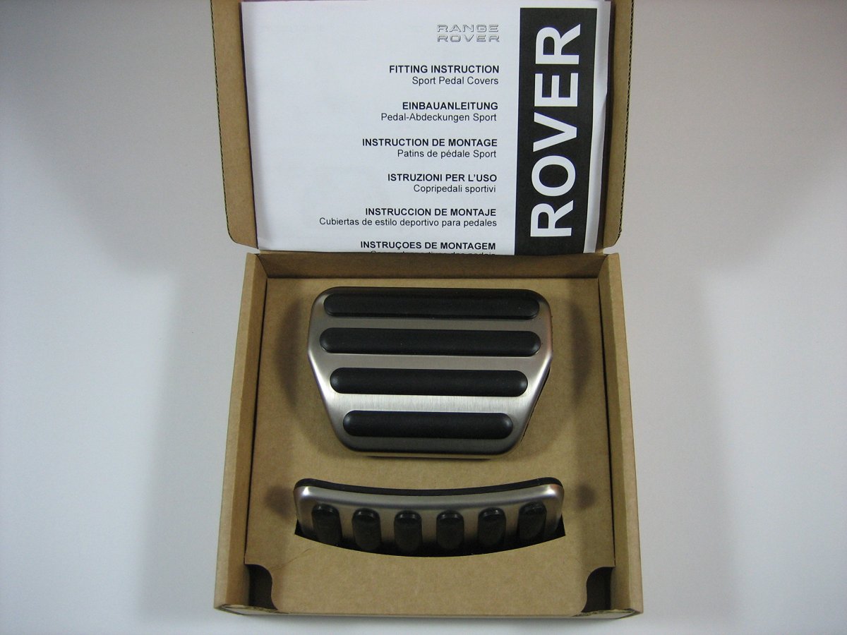 Genuine Discovery Range Rover Sport Stainless Pedal Covers