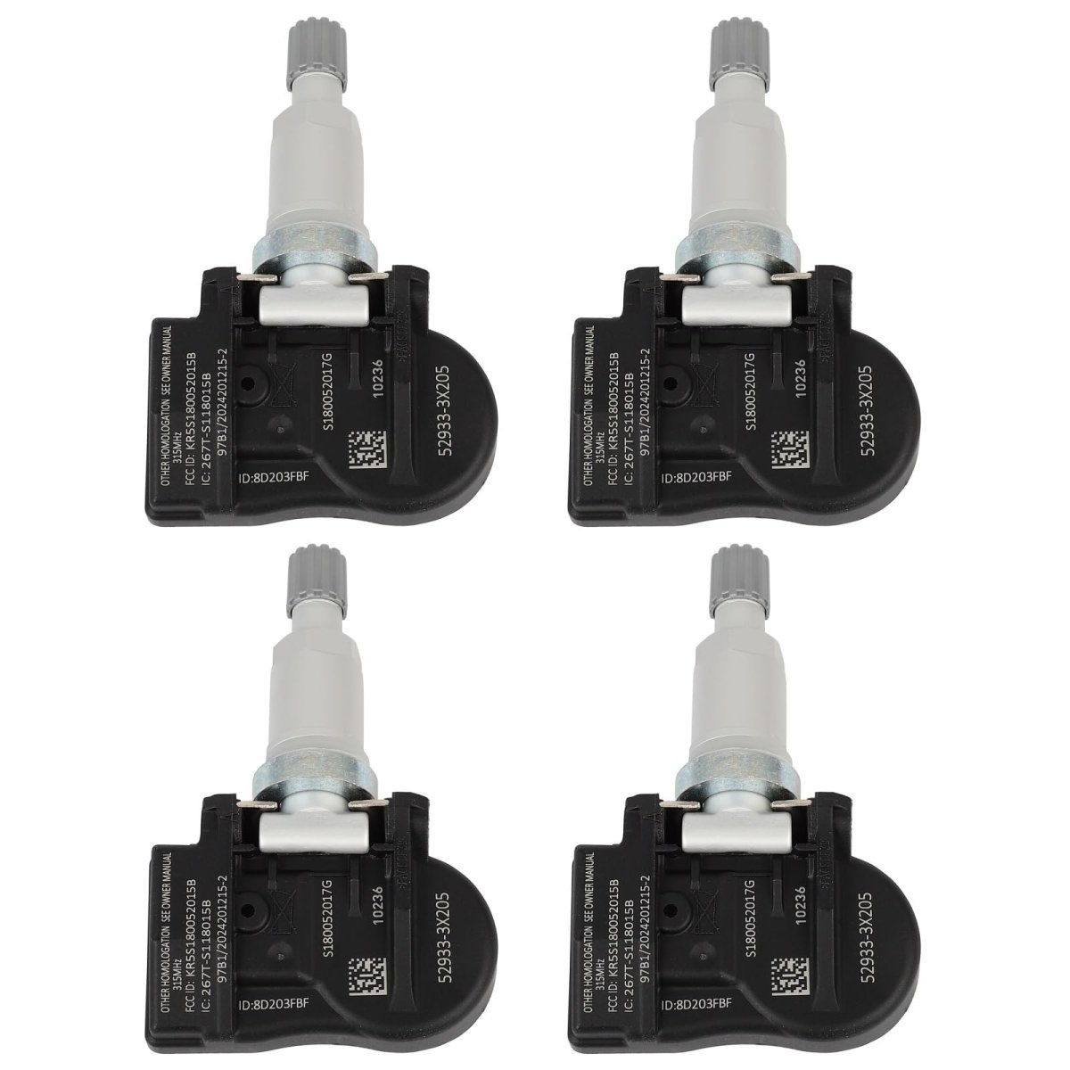 Tire Pressure Sensor 315mhz Tpms Replacement For 2014 Hyundai Elantra Coupe Replaces Tpms032 52933-3x205 52933-3x205u