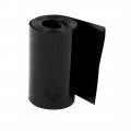 Uxcell 65mm Flat Width 2m Length Pvc Heat Shrink Tube Black For 18650 Batteries 