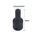 Utmall Hand Tool Car Seat Screw Removal Socket Remove 1 2 Dr 16 Teeth Bit For Bmw X7