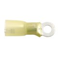 Heat Shrink Ring Terminals Number 10 Stud Size 12 Ga Gauge Yellow Multiple Wall Polyolefin Adhesive Lined Tubing Alx Pau Si 