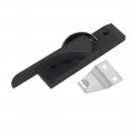 Aexit 115mm Long Crescent Type Left Hand Screw Fixed Window Sash Lock Dark Gray 2pcs 4a295bb33d1f3b4c7d2f6d4aa212b095