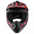 Adult Motocross Helmet Hf801 Sonic Red Full Face Racing Style For Bmx Mx Atv Dirt Bike Four Wheeler Quad Motorcycle X Large Dot 