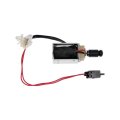 Chevy Aveo5 2006 Transmission Shift Interlock Solenoid Plastic Housing Black Color Male Connector Rectangular Shape M4 Mounting 
