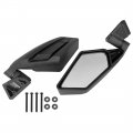 X Autohaux Pair Utv Rear View Racing Side Mirror Black For Can Am Maverick X3 2017-2020 Suzuki Quadracer 450 King Quad