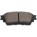 D2135 Rear Ceramic Disc Brake Pad Set With Hardware For Mitsubishi Eclipse Cross 2018 2020 2022 2024 And Outlander 2017 Phev 